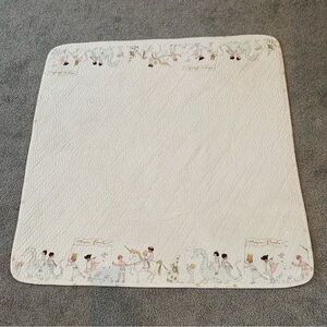 Freckled Hen “Magic Parade” Baby Toddler Blanket - White